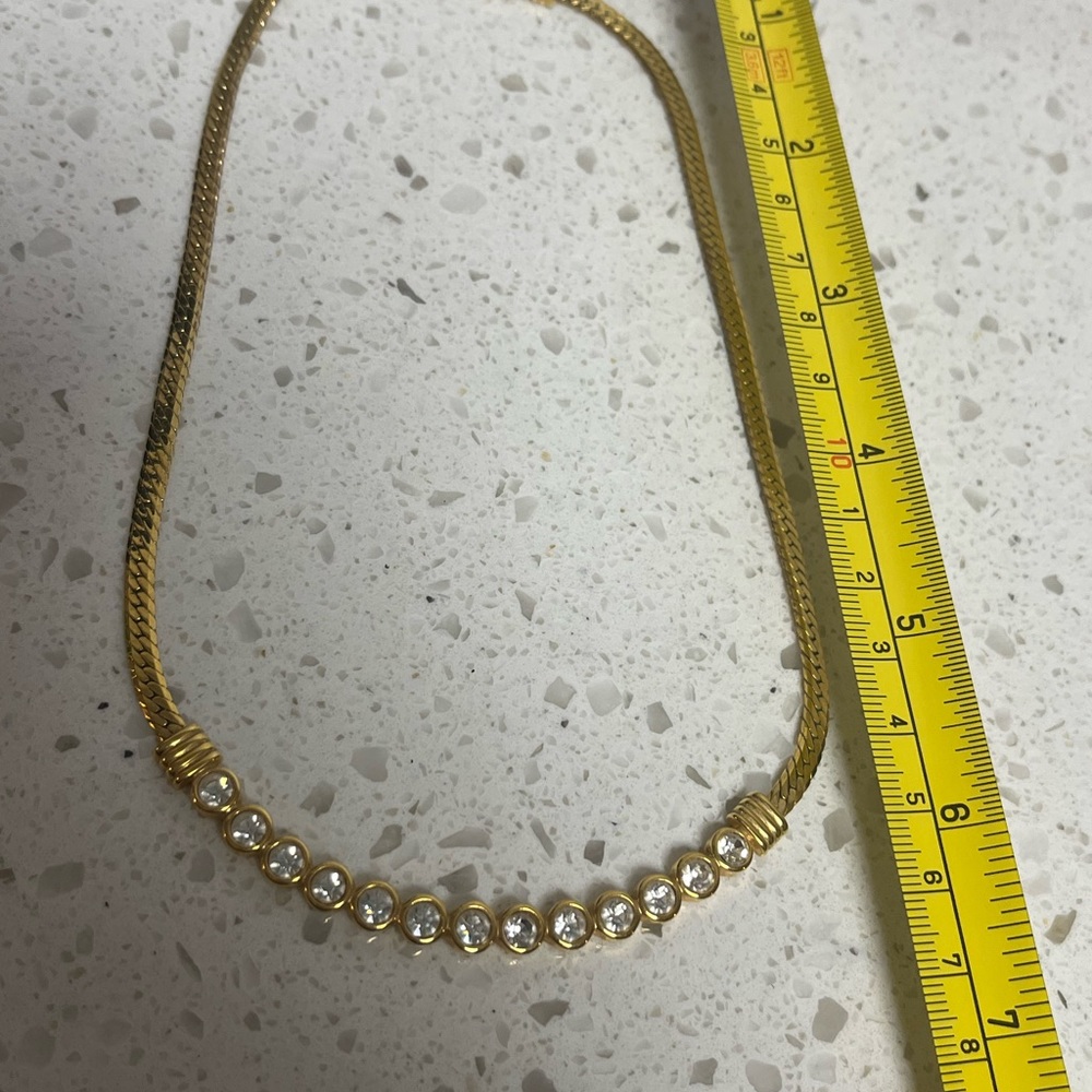 Swarovski Necklace ‘Susan Caplan’ Circa 1980s Vintage 13 Swarovski- like new - Picture 6 of 8